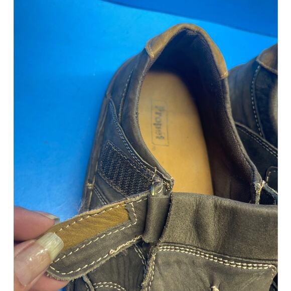 Propet Jack Fisherman Sandals Brown Leather Walking Comfort Mens Size 9 3E(X) - Picture 7 of 11